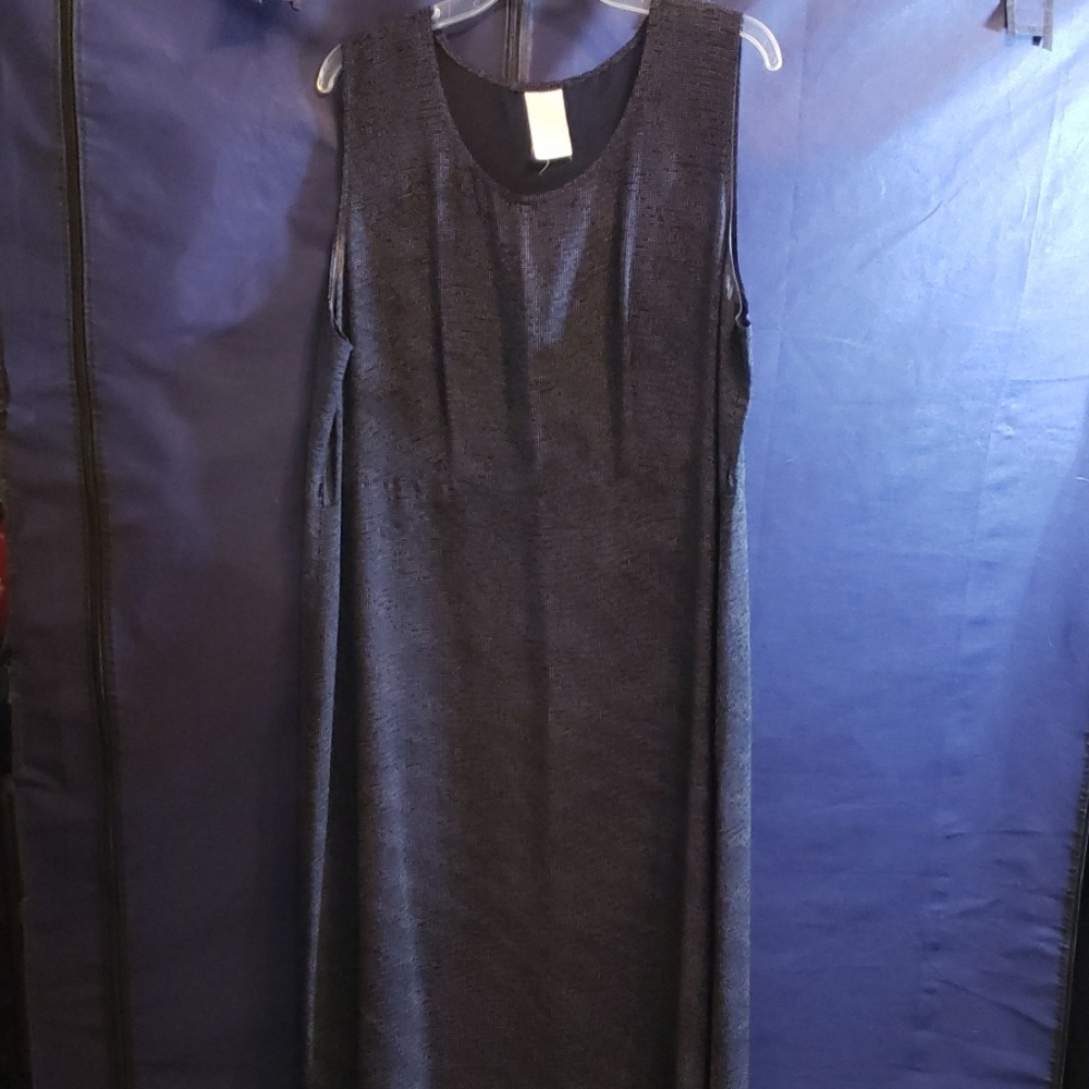 Long Black & White Dress